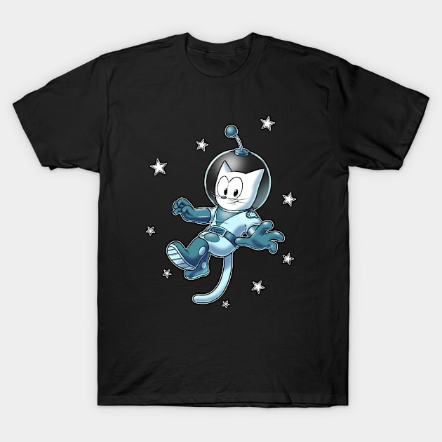 Space Cat T-Shirt by MatiZ1994